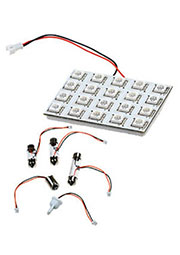 PCB-52*35-20SMD-R-12V,LED ������ ������� 313�� 4,4�� 20SMD5050 52*35��
