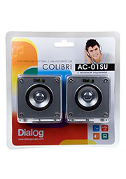 Dialog Colibri AC-01SU, �������, 4W,(USB,RMS-2.0), 190 x 180 x 60 ��