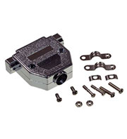 DN-25C корпус для D-SUB 25pin, металлизир.