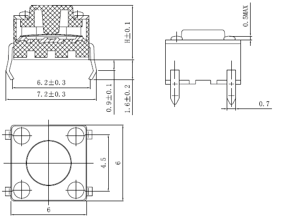 Тактовая кнопка схема. Kls7-ts1204. Тактовая кнопка 6x6x5mm угловая схема. Kls7-ts6601 колпачок. Тактовая кнопка с фиксацией 6 Pin схема.
