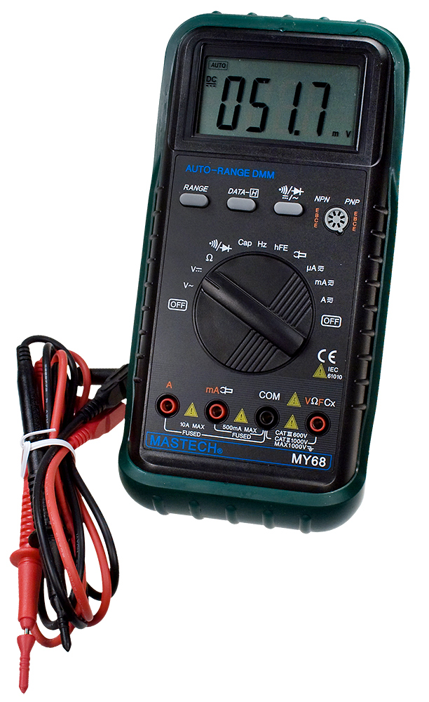 MY68, мультиметр цифровой Mastech, цена купить | мультиметры