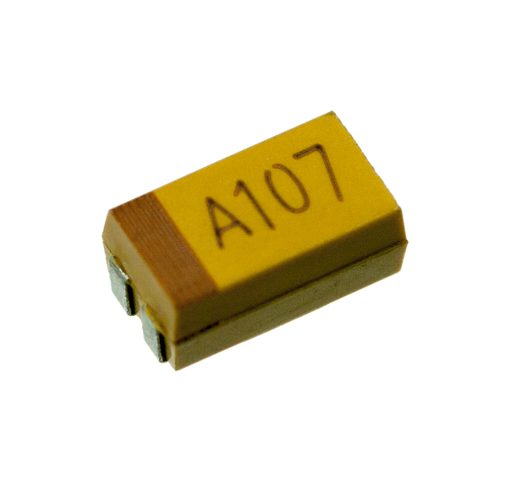 100UF 10V 10 C CASE, танталовый SMD конденсатор 100 мкф х 10в типC 10% .