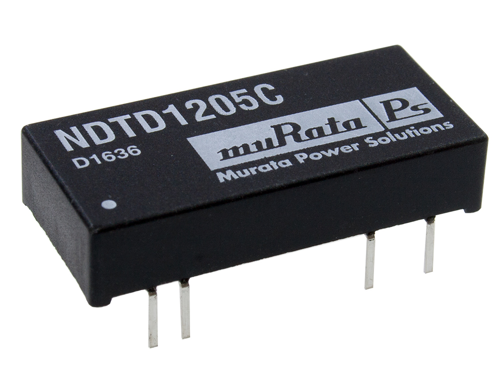 Murata PS NDTD1205C, DC/DC преобразователь на плату 3Вт 12В-5В DIP24 (THI1220)