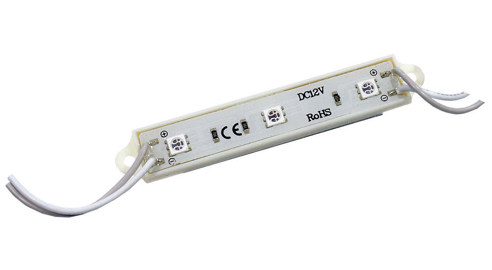 ARL AR-PGM5050-3 YELLOW, Модуль герметич.,желтый 3шт smd 5050  питание 12V