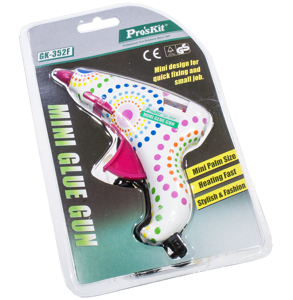 ProsKit GK-352F, клеевой пистолет 230В 10(20)Вт