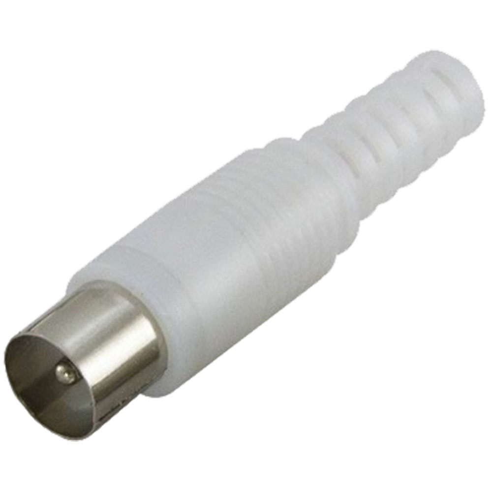TDM electric SQ1809-0008, разъем антенный ТВ без пайки белый