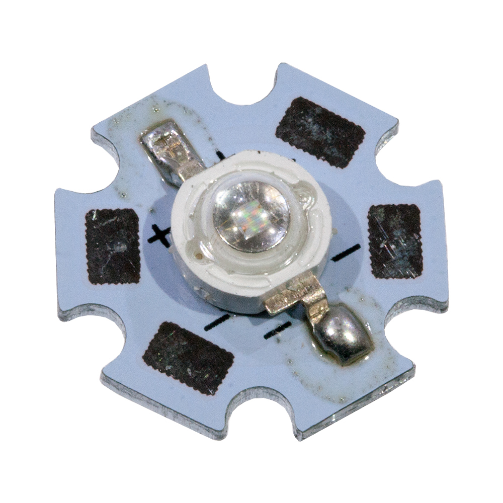 ARL ARPL-STAR-3W-GES45 BLUE, светодиод SMD синий.d=20 мм, h=8 мм GENESIS 45 mi