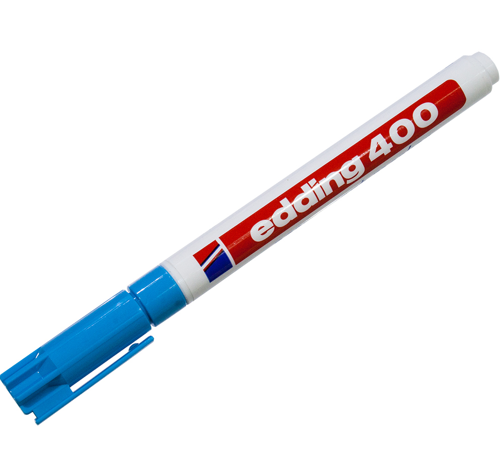 Edding EDDING 400 МАРКЕР D=1.00ММ ДЛЯ РИСОВАНИЯ ПЕЧАТНЫХ ПЛАТ ГОЛУБОЙ
