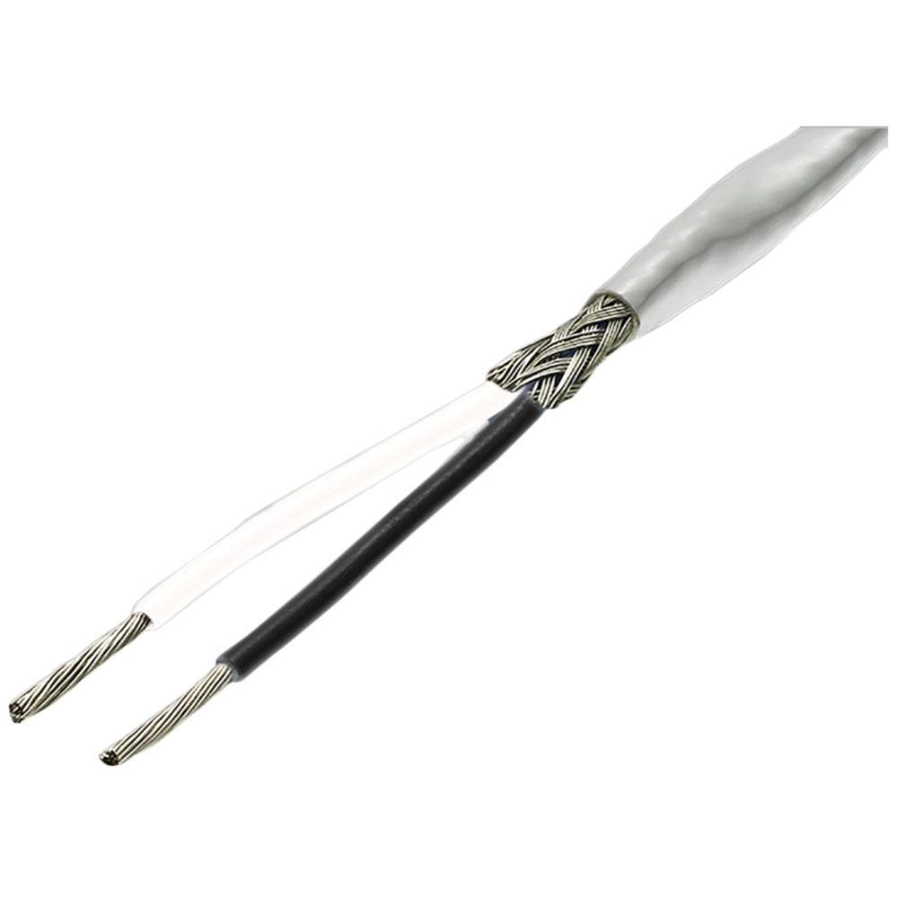 TE Connectivity 55A1121-24-0/9-9, Многожильные кабели 24AWG 2C BK/WH PRICE PER METER