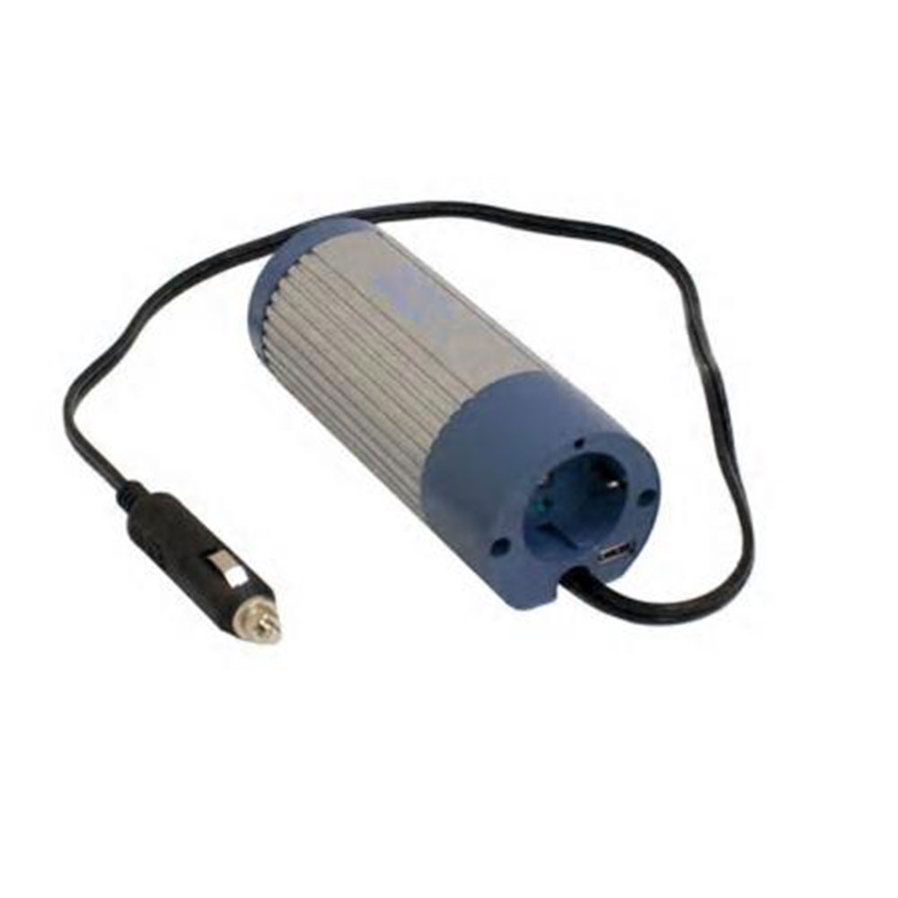 Mean Well A301-100-F3, DC-AC, 100Вт, Рпик=200Вт, Uвх=10 - 15В DC, Uвых=230В АС, в кожухе диам 65*170мм, вес 0.