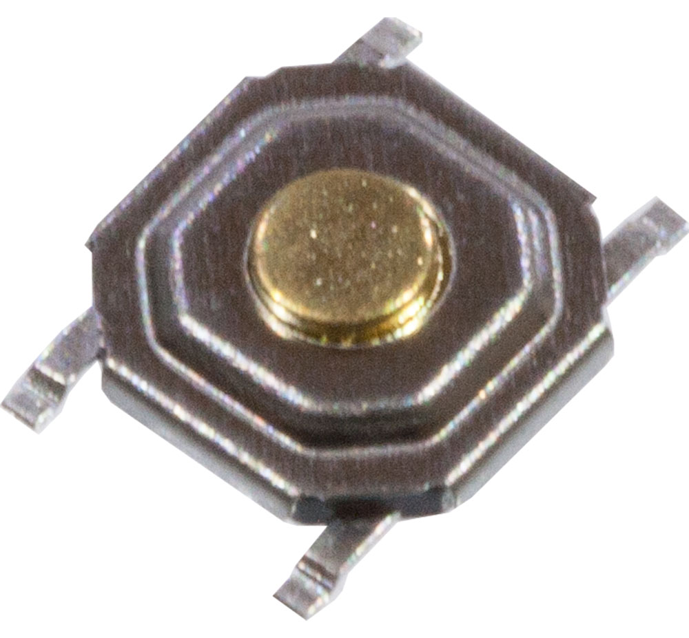 Gangyuan KAN0542-0155B-14, кнопка тактовая SMD 5.2х5.2мм h 1.5мм (=IT-1187-160GM-G SWT-41)