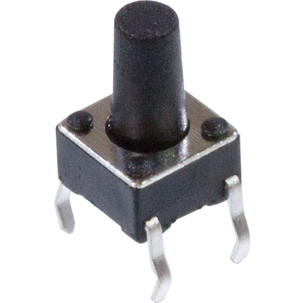 Gangyuan KAN0611-0951B, тактовая кнопка 6x6мм высота 9.5мм (=L-KLS7-TS6601-9.5-180)