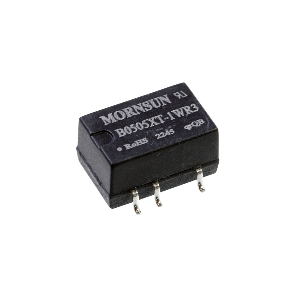 Mornsun B0505XT-1WR3, DC-DC преобразователь 1Вт вход 4.5-5.5В выход 5В 0.2А (=AM1L-0505S-NZ TSM0505S)