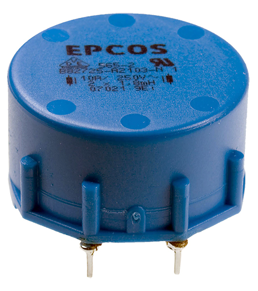 TDK EPCOS B82725A2103N1, B82725A2103N001,дрос.2x1.8mH10A250Vac
