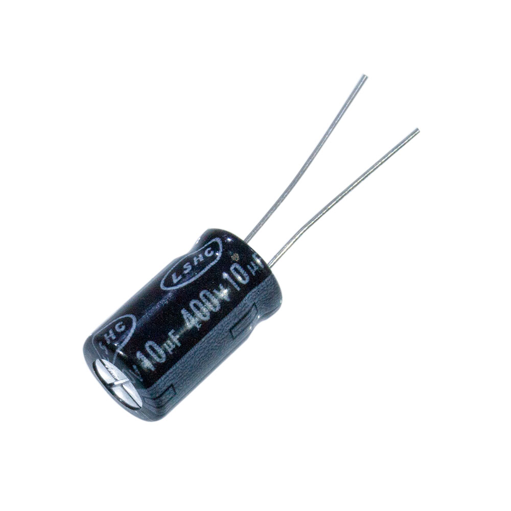 К50-35 10 мкФ 400В 10x16мм, конденсатор электролитический LSHC, цена .