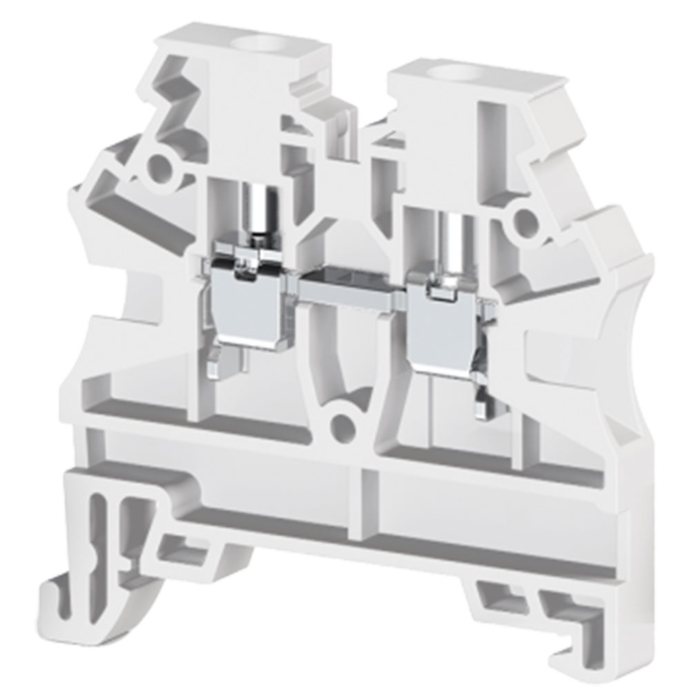 Klemsan 304206RP, Клеммник на DIN-рейку 2,5мм.кв. (белый); AVK2,5 RD (RP)