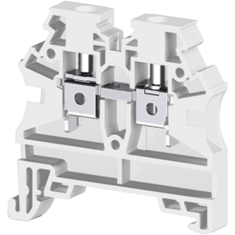 Klemsan 304216RP, Клеммник на DIN-рейку 4мм.кв. (белый); AVK4 RD  (RP)