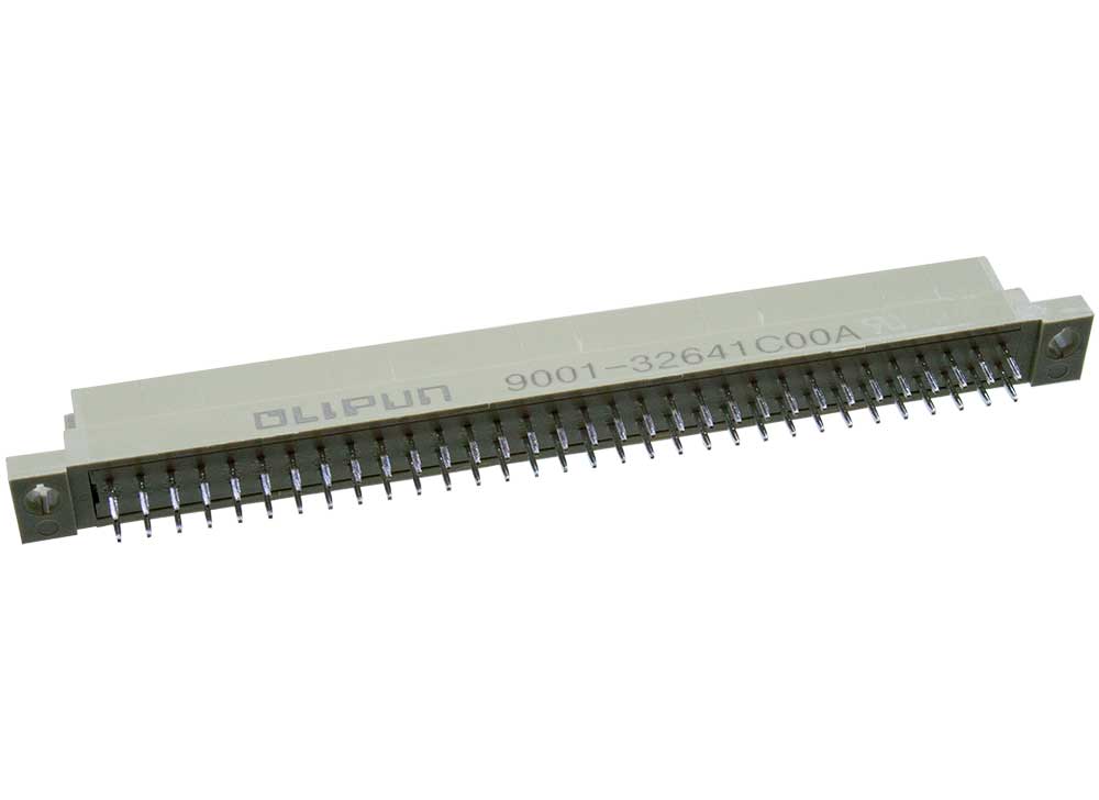 Китай 144-F264T, DIN41612 розетка 32x2 ряда AB 64 контакта