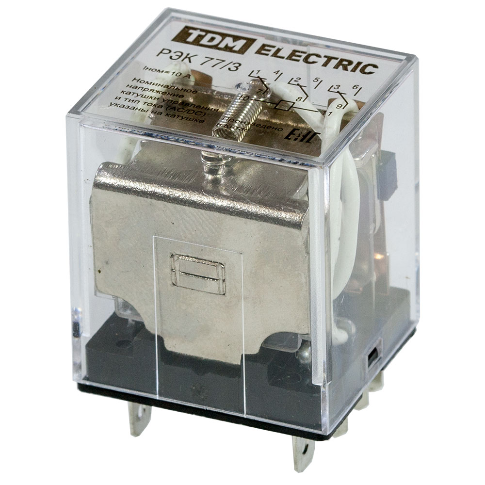 TDM Electric SQ0701-0024, Реле РЭК77/3 10А 12В DC