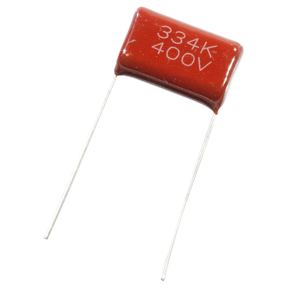 0,33uF 400V (L-KLS10-CL21-334K400-P15) +/-10% P:15mm металл.полиэстер.конденсатор KLS (CL21) (аналог к73-17)