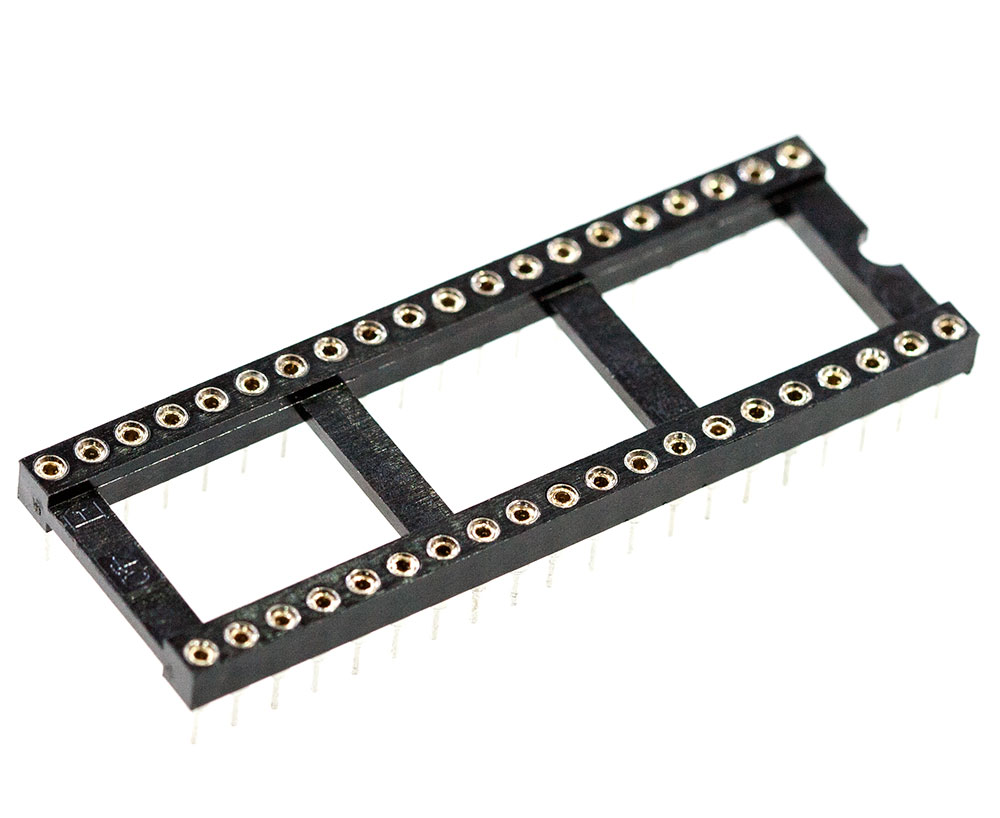 CONNFLY TRL-40, панелька для микросхем DIP40 широкая =DS1001-01-40BT1WSF6S, SCLM-40