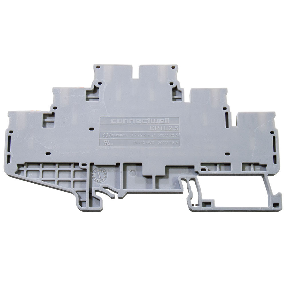 ConnectWell CPTL2.5, 2.5mm 3 LEVEL PUSH IN SPRING CLMP TB