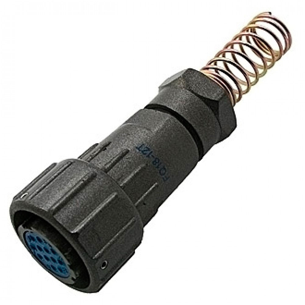 LONGLI FQ18-12TK-10, розетка на кабель, 12 контактов, 1мм, 250V, 3A,