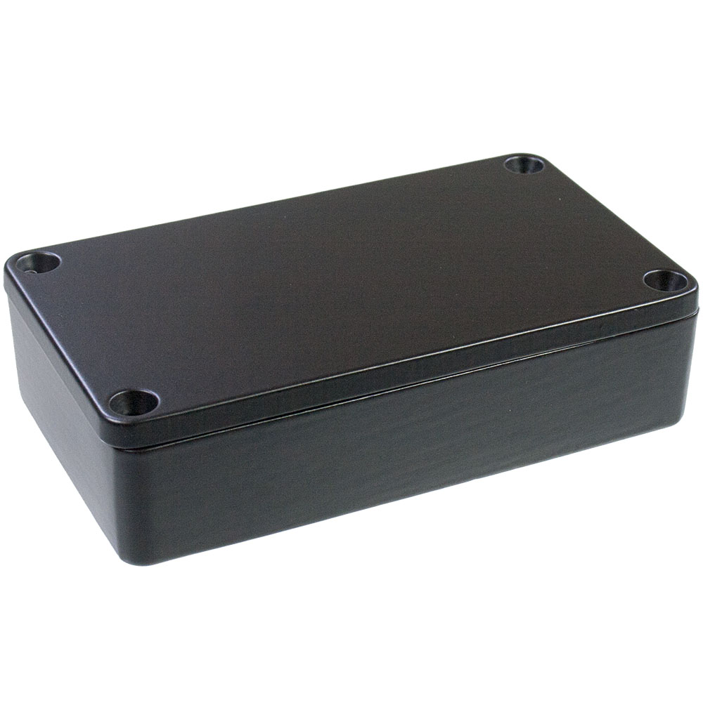 Gainta G106BK, корпус для РЭА 115x65x30мм алюминиевый черный IP65