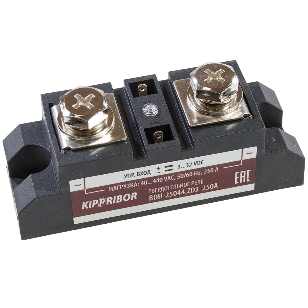 KIPPRIBOR Кипприбор BDH-25044.ZD3, Твердотельное реле, 250A, =40...440VAC, Uупр=3 32VDC