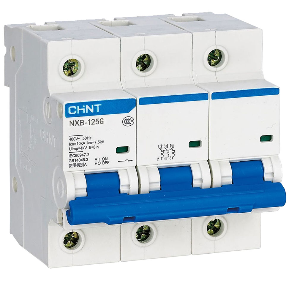 CHINT 816141, Авт. выкл.NXB-125 3P 100А 10kA х-ка C