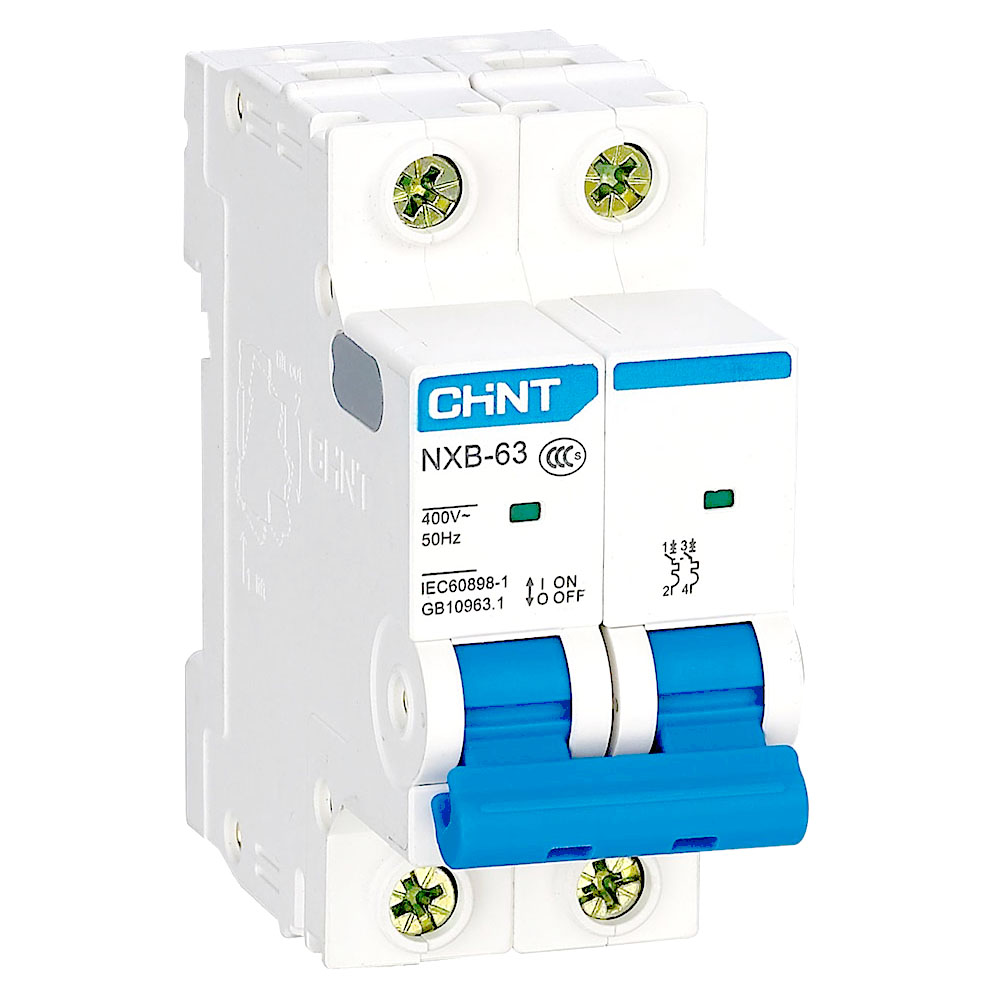 CHINT 296783, Авт. выкл. NXB-63S 2P 2А 4.5kA х-ка C
