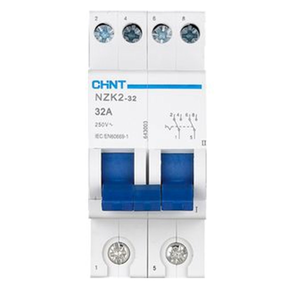 CHINT 643003, Модульный переключатель NZK2-32 2P 32А 2 положения