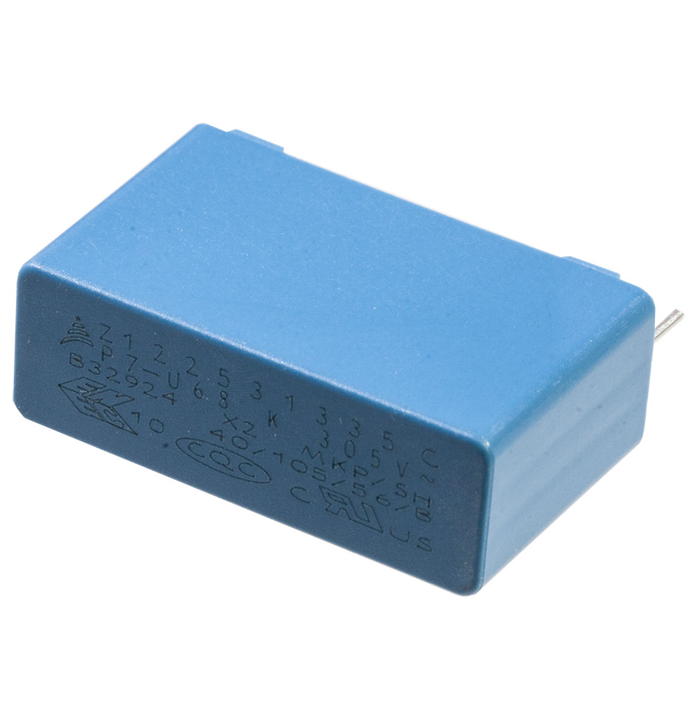 TDK EPCOS B32924C3684K, B32924C3684K000, X2 конденсатор 0.68uF 10% 630Vdc 27.5 mm