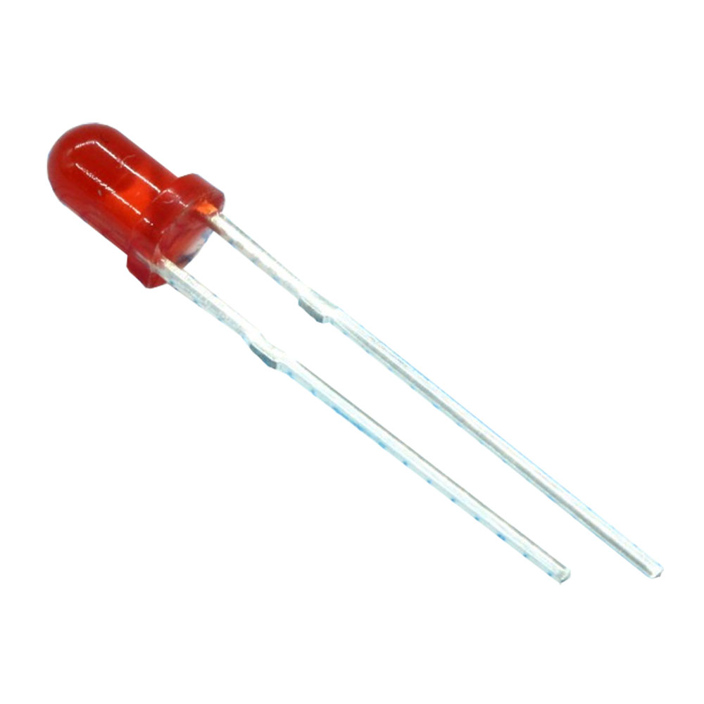 G-NOR GNL-3012HD, Светодиод красный 60гр  d=3мм 5-10мКд 700нм
