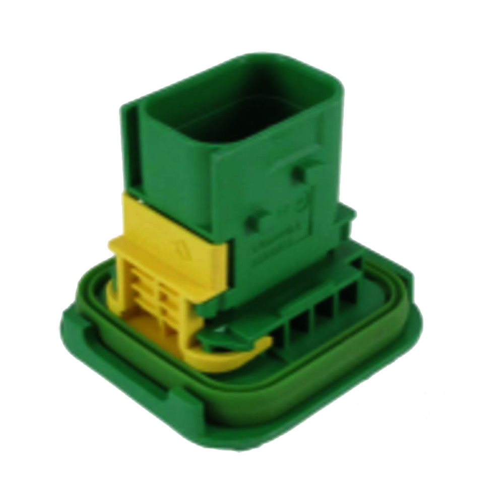 TE Connectivity 3-1564416-1, Wire-to-Wire, 8 Position, .157 in [4 mm] Centerline, Sealable, Green