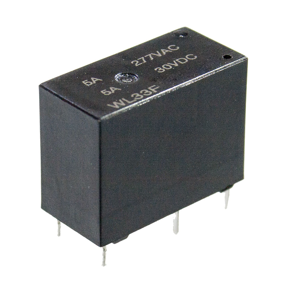 Gangyuan WL33F-S-105M, реле 5В, герметичное, катушка 0.2 Вт, 1Form A= G5Q-1A4-EU-5VDC = HF33F-G-1A 5VDC = HF3