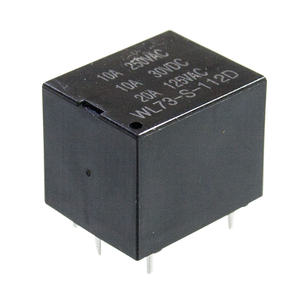 Gangyuan WL73-S-112D, реле 12В, герметичное, катушка 0.36 Вт,  1Form C =HF3FA/012-ZSTF(136)
