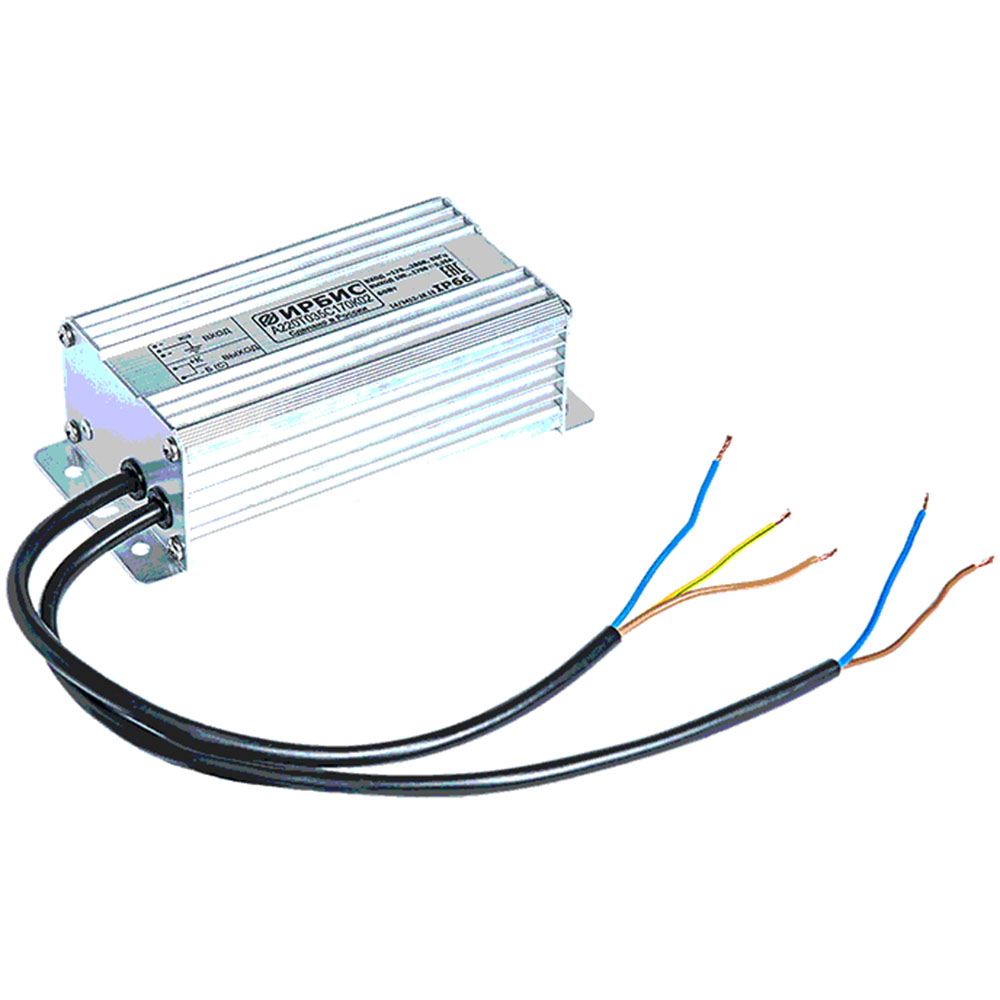 Ирбис А220Т035С170К02, AC/DC LED-драйвер 59.5Вт вход 220В выход 170В, 0.35А, -40+50