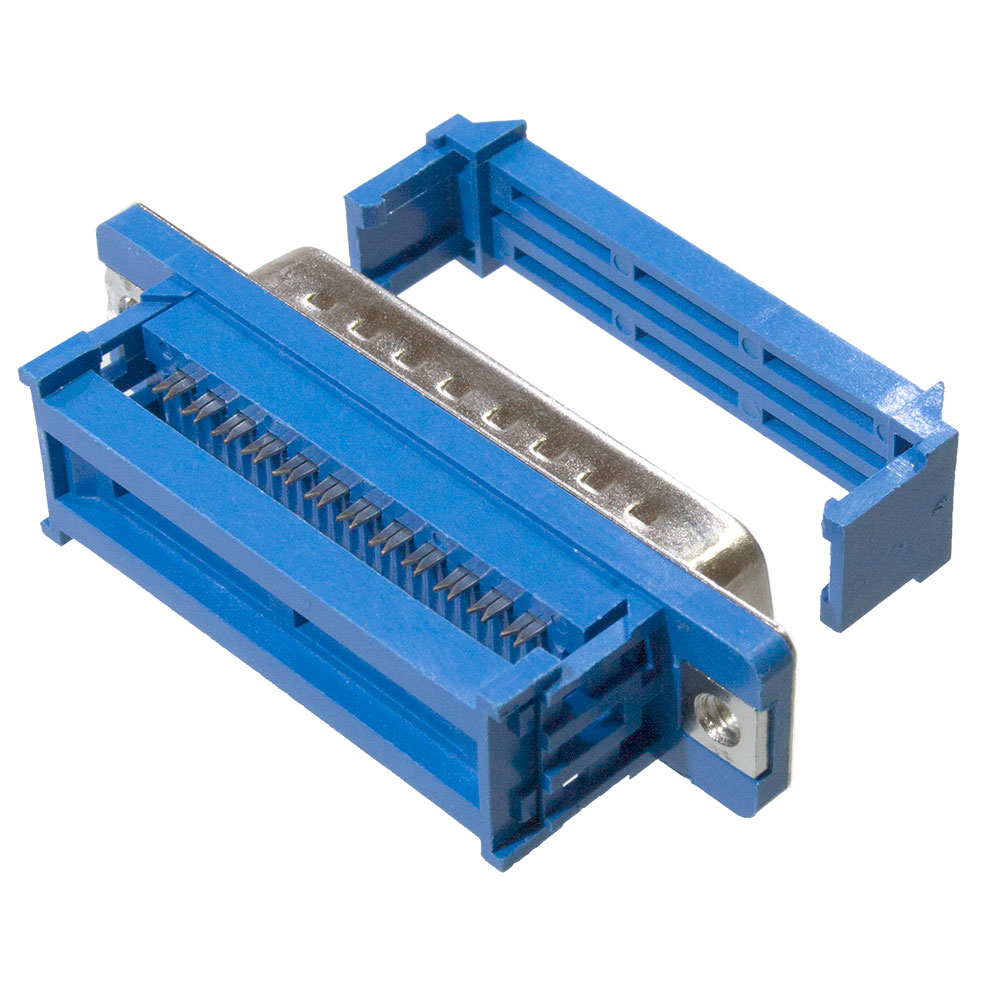 CONNFLY DS1036-25MPU2PX-YT, D-SUB IDC 25 контактов папа  (=DI-25M)