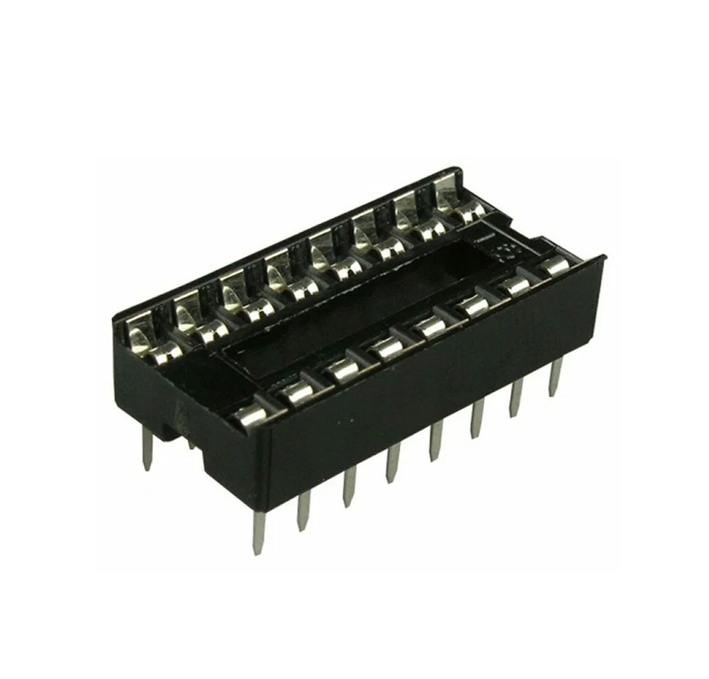 CONNFLY DS1009-14, SCS-14 DIP панель узкая шаг 2.54мм 14 контактов