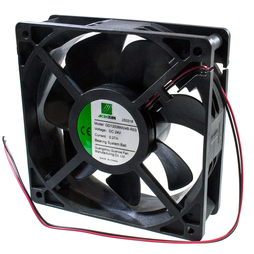 ACDCFAN GD12038M24B-R03, Вентилятор осевой, 120*120*38 мм, DC 24V, подшипник качения, 3500 об/мин 134.28СFM,