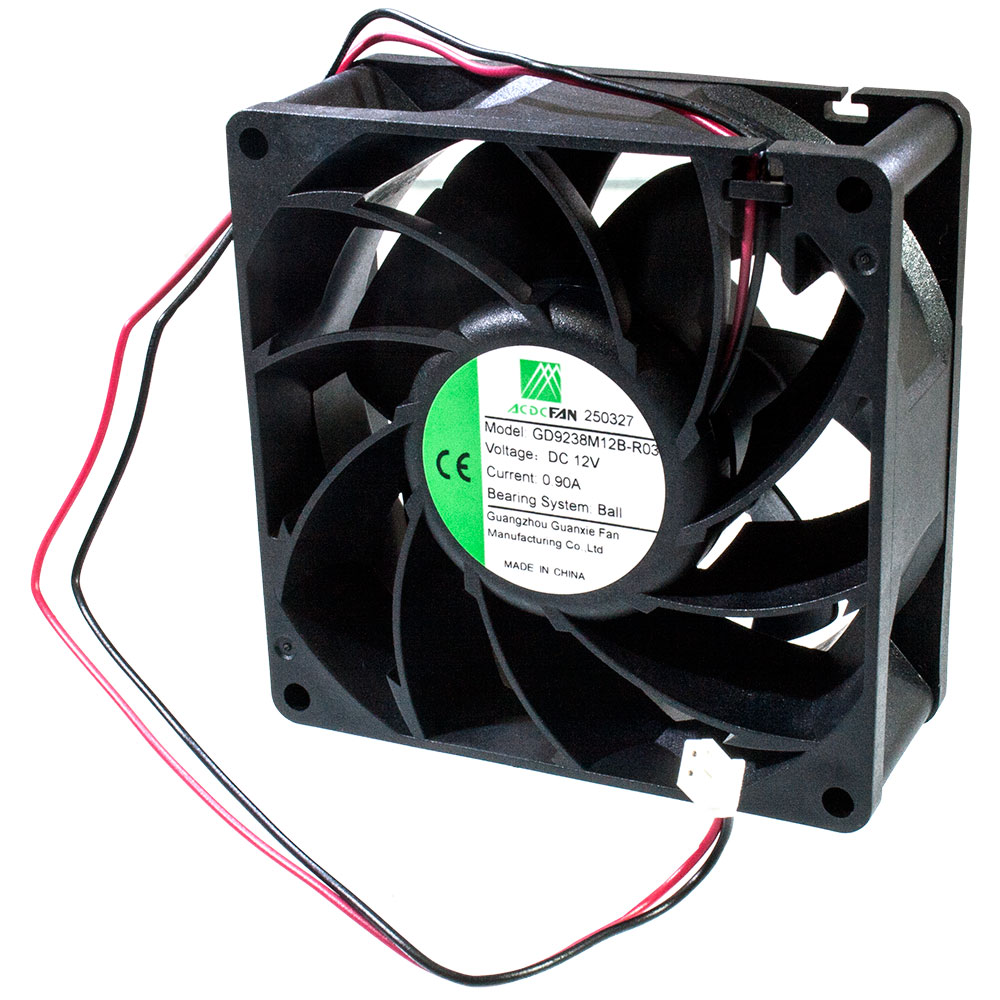 ACDCFAN GD9238M12B-R03  Xpressure, Вентилятор осевой 92*92*38 12В подшипник качения 6000 об/мин,  100.98CFM,