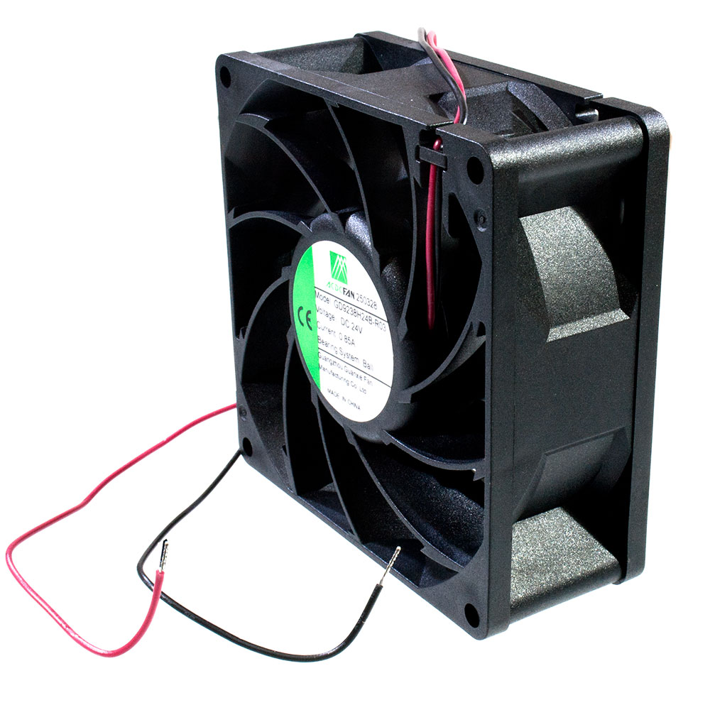 ACDCFAN GD9238H24B-R03  Autorestart, Вентилятор осевой 92*92*38 24В подшипник качения 7500 об/мин,  120 CFM,