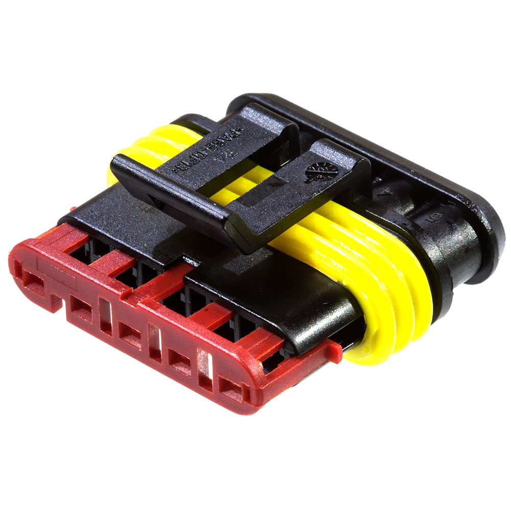 KinKong CKK7051-1.5-21B, Корпус разъема, розетка AMP Superseal 1.5mm 5 контактов = TE 282089-1