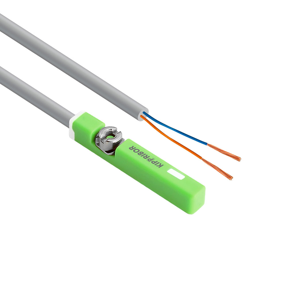 KIPPRIBOR Кипприбор LM50-34.R1.U6.K(2,5м), Датчик магнитный герконовый с кабельным выводом 2.5м, NO, 12-240 VDC/24-240 V