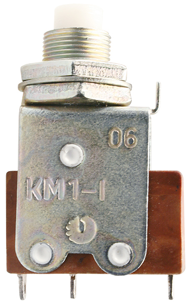 АО Кузбассрадио КМ1-1, микропереключатель кнопочный (=ПКН6-1)(24-25г.)
