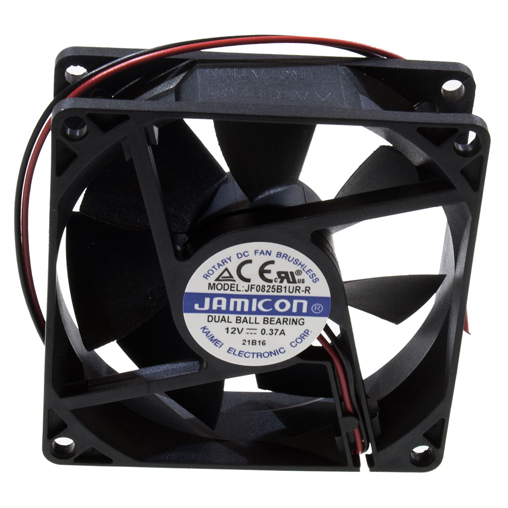 JAMICON JF0825B1UR-R, вентилятор 12В 80х80х25мм подшипник качения 4000об/мин