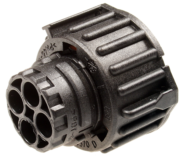 1-967325-1, 2.5mm, корпус розетки 4 конт. для вилки 967402 черный TE ...