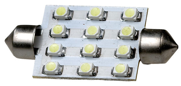 ARL ARL-T10X42MM, White 3528 smd 12-LED(12V,SV8.5.HR) ARL (авт.лампы)