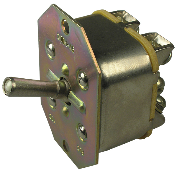 ПЕРЕКЛЮЧАТЕЛЬ ПЕРЕКИДНОЙ ДВУХПОЛЮСНЫЙ 2ППН-45, (1990 г.) Россия, цена ...